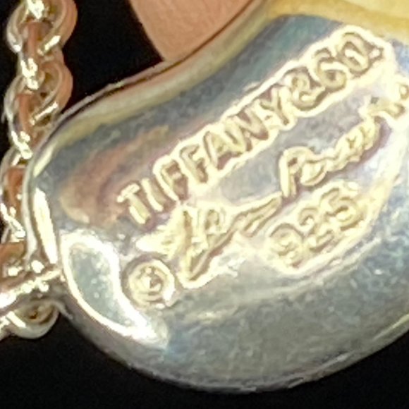 TIFFANY & CO STERLING SILVER ELSA PERETTI BEAN BRACELET 7" 7.6gm JR7934 - Picture 7 of 9